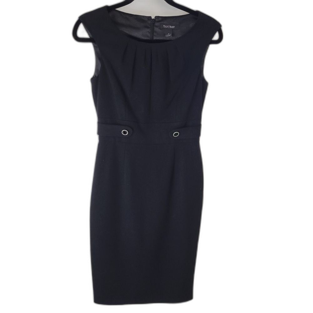 White House Black Market Sleeveless Black Dress - Size 2